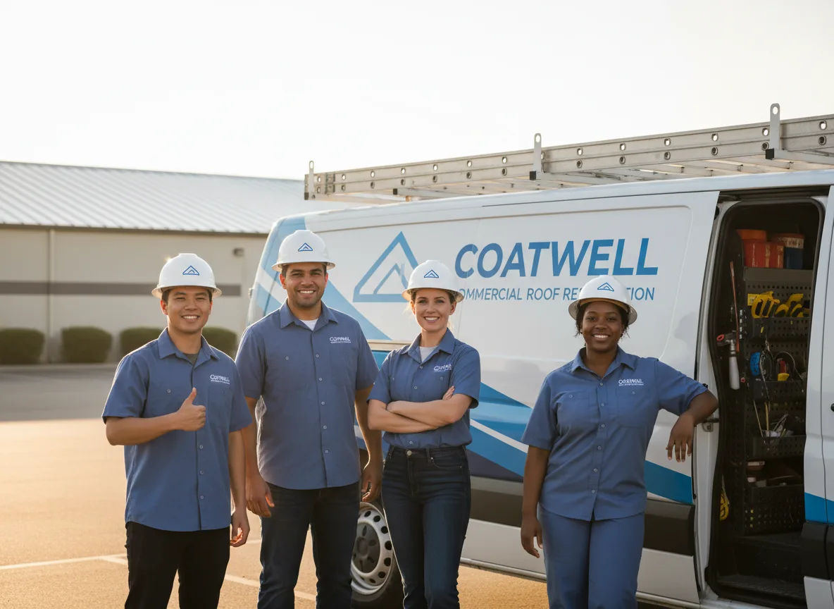 Commercial roof coating company in Dwight, KS